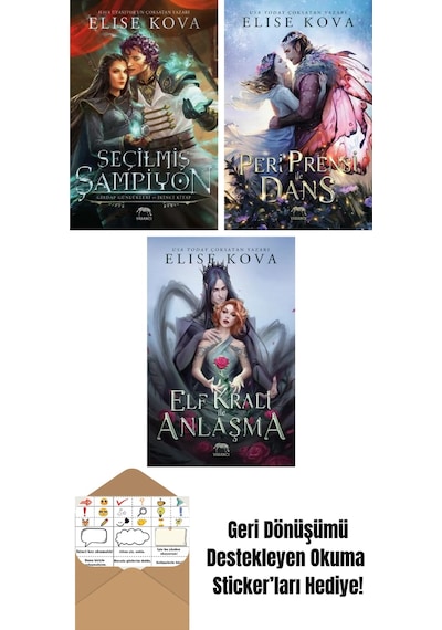 Seçilmiş Şampiyon Girdap Günlükleri İkinci Kitap Ciltli + Peri Prensi İle Dans + Çiftçinin Savaşı Altın Muhafızlar Serisi 3
