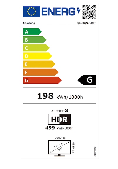 Samsung 98QN990F 8K Ultra HD 98'' 248 Ekran Uydu Alıcılı Smart Neo QLED TV
