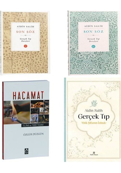 Aidin Salih Gerçek Tıp Son Söz Kitapları ve Hacamat 4 Kitap Se