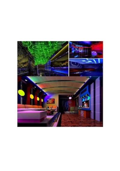 100 Cm Wallwasher Led Bina Dış Duvar Aydınlatma Mavi Işık Gri