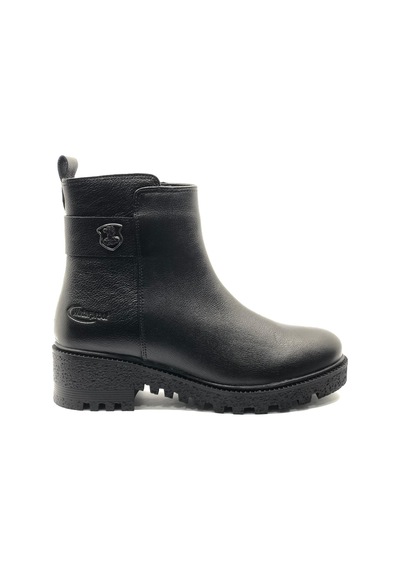Venüs Nami Hakiki Deri Vns Guardio Waterproof Kaymaz Taban Ortopedik Kadın Bot Siyah