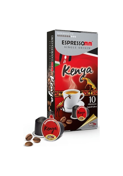 Espressomm® Single Origin Kenya Alüminyum Kapsül Kahve 50 Adet