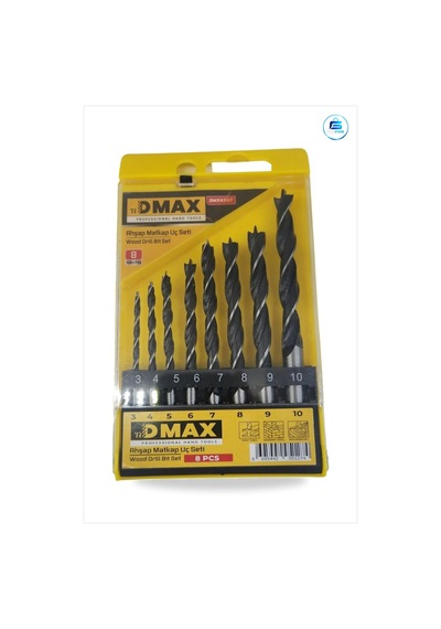 Ahşap Matkap Ucu Seti 8 Parça 3 İle 10 Mm Arası Delme Uçları Elek