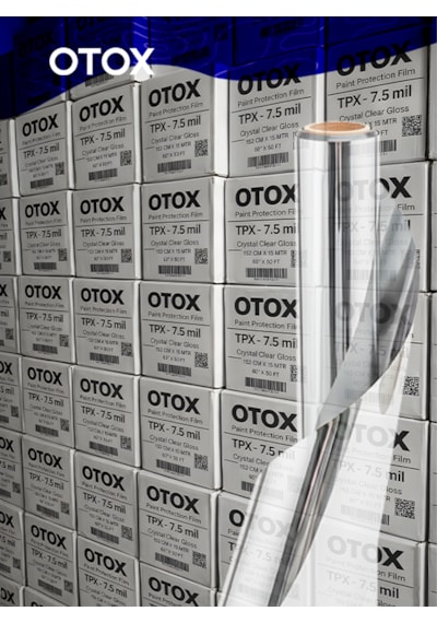 Tpx 7.5 Mil Şeffaf Ppf Kaplama Film Poliüretan Crystal Clear Gloss Boya Koruma Filmi 152 Cm X 2 Metre