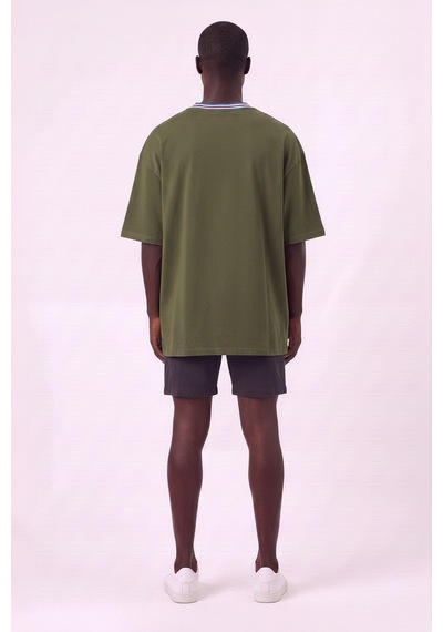 Blow Up Future Gen Faded Haki Oversize Erkek T-shirt 142143
