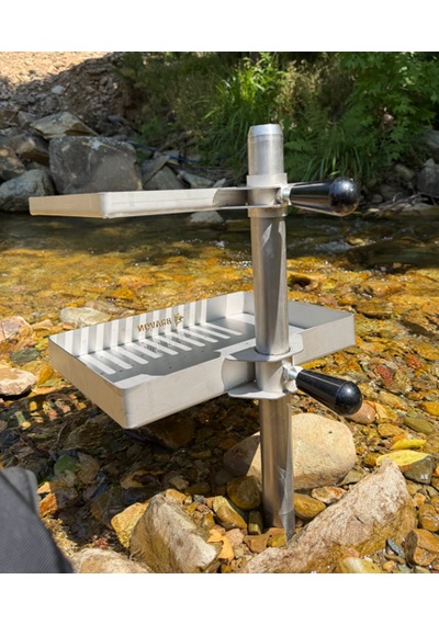 Bravon Outdoor Taşınabilir Kamp Mangalı , Paslanmaz Mangal , Ateş Çukuru,dikdötgen , Isı Ayarlı