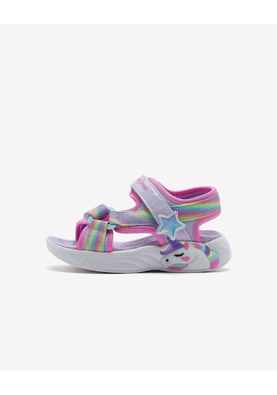 Skechers Unıcorn Dreams Sandal-dreamy Unıcorns Küçük Kız Çocuk Mor Işıklı Sandalet 303107n Lvmt