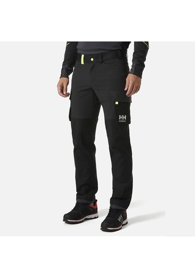 Helly Hansen Workwear Oxford 4x Kargo Pantolon -77408 989 Gri - Siyah C54
