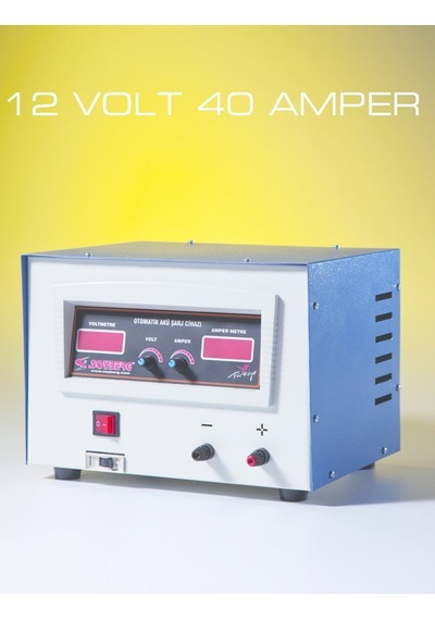 Soyberg Akü Şarj Cihazı 12 Volt 40 Amper Otomatik Akü Şarj Cihazı 1240
