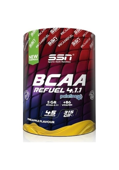 SSN Sports Style Nutrition Ssn Bcaa Refuel 4.1.1.+Palatinose 315 G Ananas (542134685)