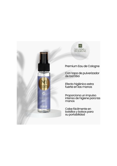 Lilac Kolonyası 60 Ml Sprey Pudramsı Çiçeksi Cep Boy Seyahat Hediyelik %80 Alkollü