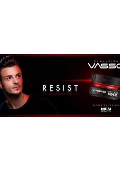 Vasso Resist Men Creative Ekstra Ultra Tutucu ve Parlaklık Veren Wax 150 ML