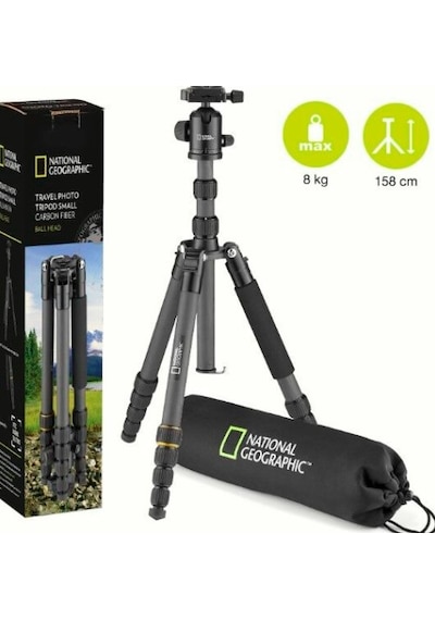 National Geographic Carbon Fiber Travel Tripod With Ball Head Diğer