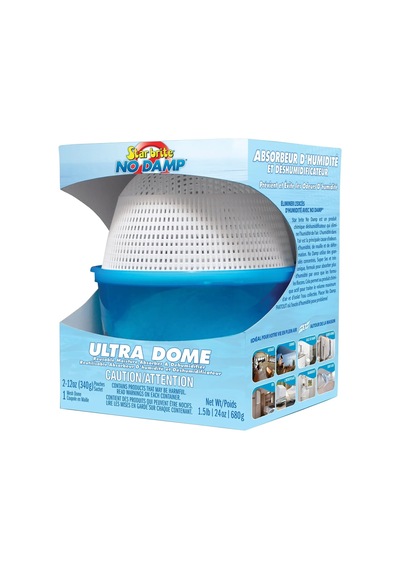 Starbrite - No Damp Ultra Dome Kubbe Nem Alıcı 680 G/3.79 Lt : 50 M³ Alanda Maksimum Nem Kontrolü, Rutubete Ve Küf Kokularına Çözüm