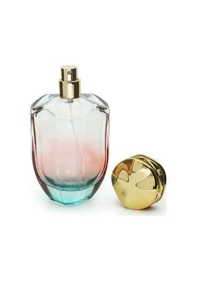 Parfüm Şişesi 100 Ml 2 Adet Çift Renkli Oval Model