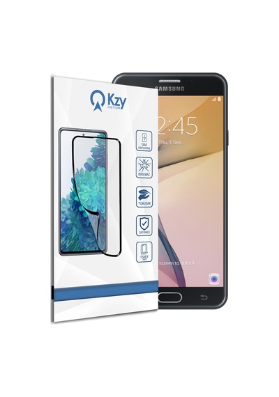 Samsung Galaxy J7 Prime 2 ile Uyumlu Tam Kaplayan Fibernano Esnek Cam Ekran Koruyucu
