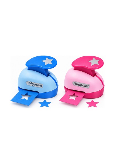Bigpoint Şekilli Delgeç 3.8cm 5 Model X 10 Adet Diger