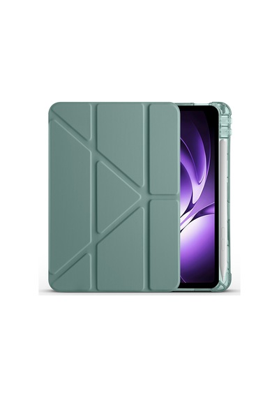 Xiaomi Redmi K Pad Kılıf Zore Tri Folding Kalem Bölmeli Standlı Kılıf Arka Kapak