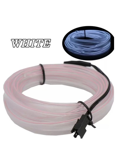 Araç İçi Neon Aydınlatma Led Göğüs Torpido Ledi Neon İp Led Beyaz 2 Metre 2 M