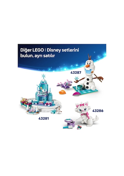 LEGO® ǀ Disney Princess Ariel'in Sihirli Mini Sarayı 43285 – 5 Yaş ve Üzeri Çocuklar için Karakter İçeren Oyuncak Yapım Seti(179P)