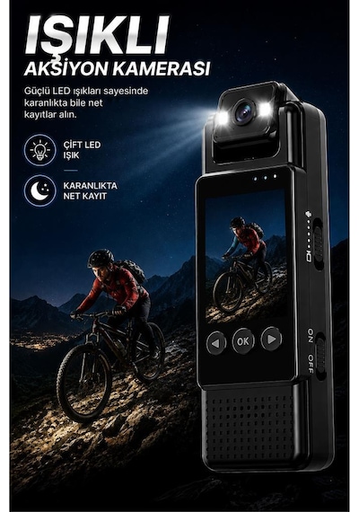 Güvenlik Kamerası Wi-fi Mini Yaka Giyilebilir Video Kayıt Cihazı Cmr39 Siyah