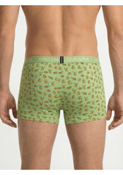 Gost Liria Tortoise Desenli Erkek Boxer Yeşil