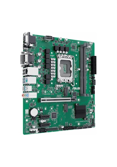 Asus Pro H810m-c-csm Ddr5 6400mhz Oc M.2 Dvı/vga/hdmı/dp/usb-c Pcıe 5.0 1851p Matx Anakart
