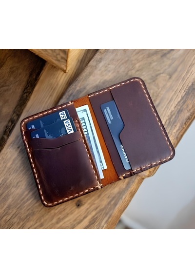 Emi Premium Texas Serisi El Yapımı Yüzde Yüz Hakiki Deri Cüzdan Taba