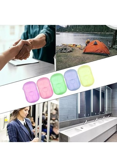 Kyro Tech Taşıma Çantalı Kağıt Sabun 20 Yaprak, Taşınabilir Cep Tipi El Yıkama Sabunu, Suda Çözünen Sabun Yaprağı, Seyahat Kamp Tatil Piknik Ve Günlük Kullanım İçin Pratik Sabun Kutusu Acı Badem Kyro Tech Taşıma Çantalı Kağıt Sabun 20 Yaprak, Taşınabilir Cep Tipi El Yıkama Sabunu, Suda Çözünen Sabun Yaprağı, Seyahat Kamp Tatil Piknik Ve Günlük Kullanım İçin Pratik Sabun Kutusu Acı Badem