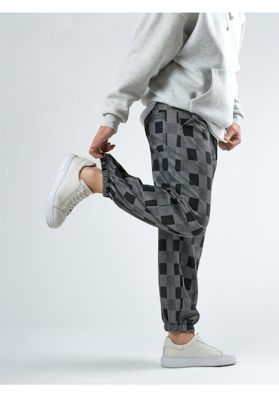 Cocopelli Dama Desenli Erkek Baggy Pantolon Coc2744 Desenli