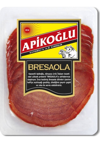 Dilimli İtalyan Lezzeti Dana Bresaola 70 Gr. Beşli Paket Toplam 350 Gr.