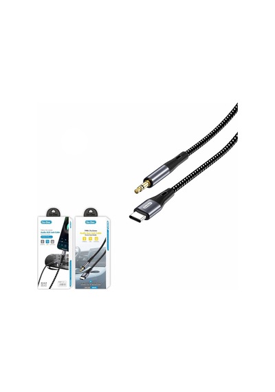 Go Des Gac-168 Type-c To 3.5mm Aux Audio Ses Kablo 1m Siyah