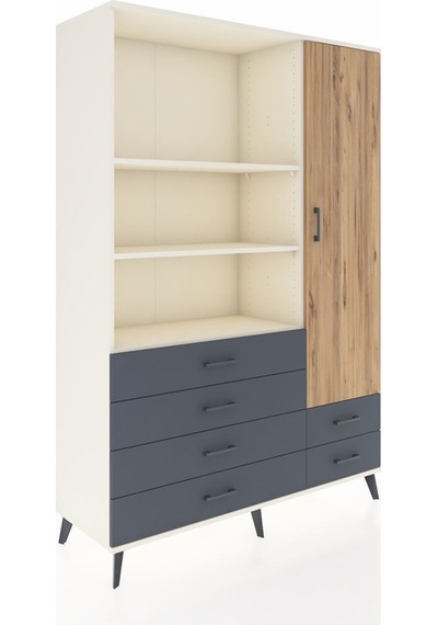 Hyperion Dolap 7 Raflı 6 Çekmeceli Tek Kapaklı 132x44x195 Aytaşı-çam/antrasit Atlas Çam/antrasıt Hyperion Dolap 7 Raflı 6 Çekmeceli Tek Kapaklı 132x44x195 Aytaşı-çam/antrasit Atlas Çam/antrasıt