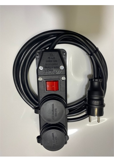 Mutlusan 2 li Anahtarlı Priz 3x1.5 mm Uzatma 20 MT