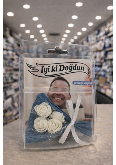 Doğum Günü Hediyesi Fotoğraflı Özel Hot Flowerss Mini Buketi Aynalı