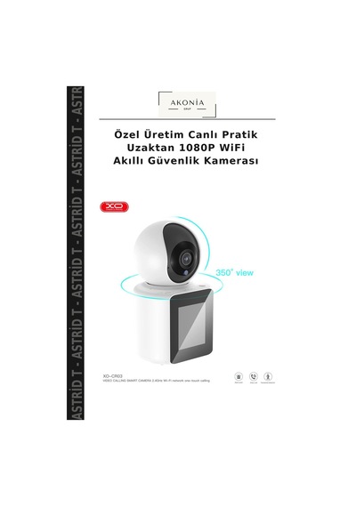 Özel Üretim Canlı Pratik Uzaktan 1080p Wifi Akıllı Güvenlik Kamerası Çok Renkli