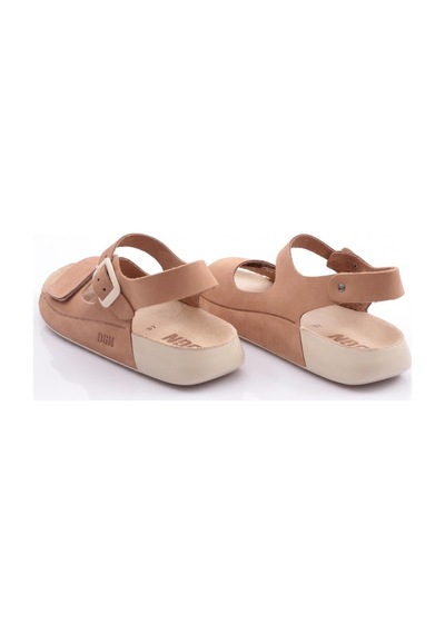 Dgn P28 Kadin Çift Bantli Sandalet P28-1512-R0175 Bej
