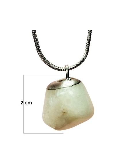 Aytaşı Doğal Taşı Zincirli El Yapımı Kolye Uç: 2 Cm Zincir: 20 Cm Kutulu Diğer