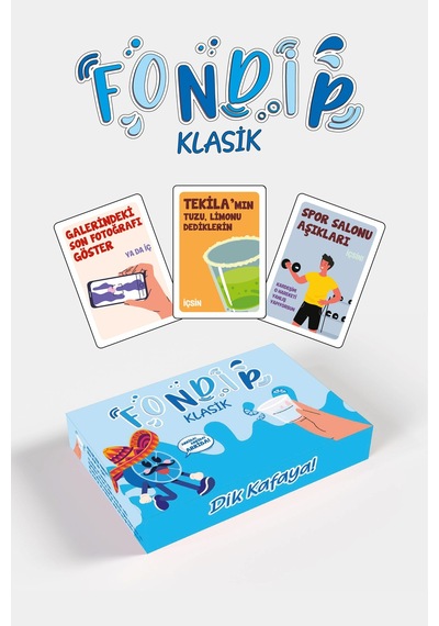 Fondip Klasik Içki Oyunu Parti Oyunu Shot Oyunu Yılbaşı Oyunu Kart Oyunu
