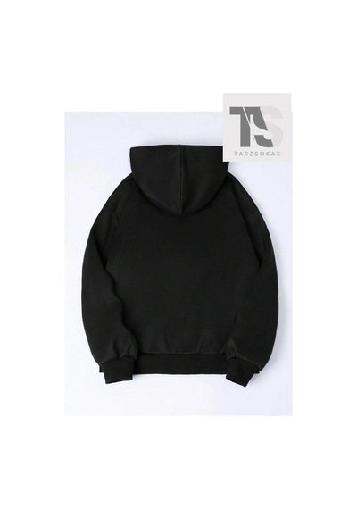 Tarzsokak Double Dragons Sweatshirt Fermuarlı Hırka Siyah