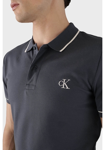 Calvin Klein Erkek Polo Yaka T Shirt J30j315603 Cge Lacivert Lacivert