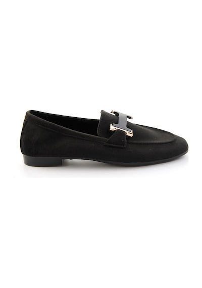 Bambi Siyah Kadın Loafer Ayakkabı K01688012272 Siyah