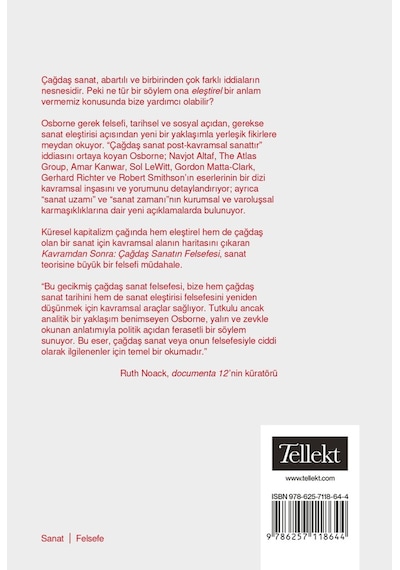 Kavramdan Sonra: Çağdaş Sanatın Felsefesi 9786257118644