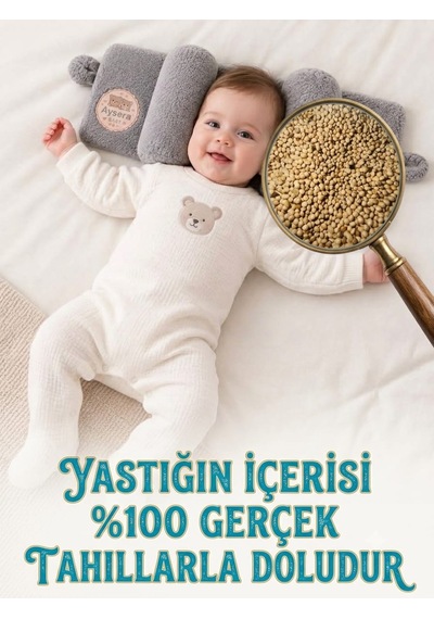 Ortapedik Bebe Yastığı Açık Mavi