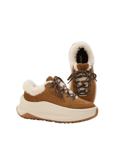 M008 Cognac Sneaker Günlük Kadın Diğer 80d2490040 Moon Boot Moon247 City Shearling Kahverengi