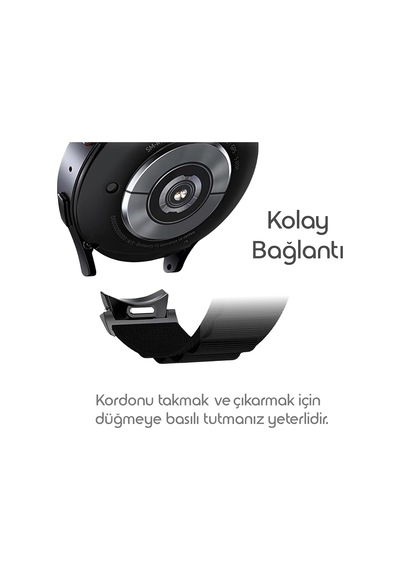Rongep Yeni Bağlantı Loop 20mm Kordon İle Uyumlu Watch 7/6/5/4 Serisi İç Sku: Smg8690010079138