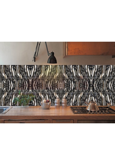 Tink Kendinden Yapışkanlı Siyah Sıralı Desenli Pvc Panel 41x62 Cm