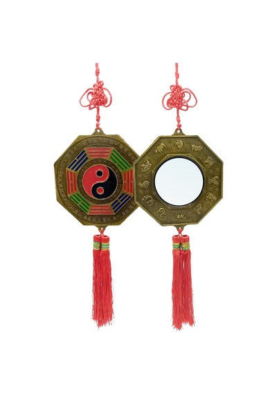 Çin Feng Shui Bagua Ayna 12x40 Cm