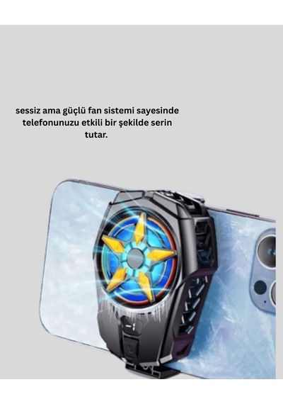 Telefon Soğutucu Yarı İletken Çipli, 65-85mm Telefonlar İçin