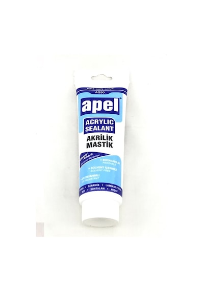 Apel Beyaz 200 Gr Tüp Akrilik Mastik (Apel.103) Beyaz